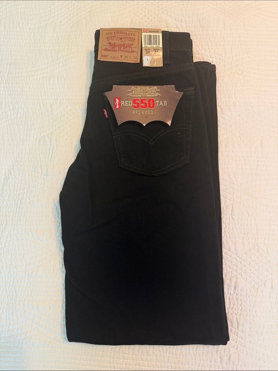 Levi's Other - Levi's 550 Relaxed Fit Men's Jeans - Black 34x34